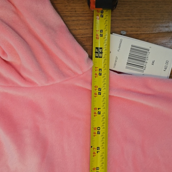 JUICY COUTURE WOMEN'S JUNIOR PINK LONG SLEEVE VELVETEEN PULLOVER CREWNECK XXL - Picture 11 of 16